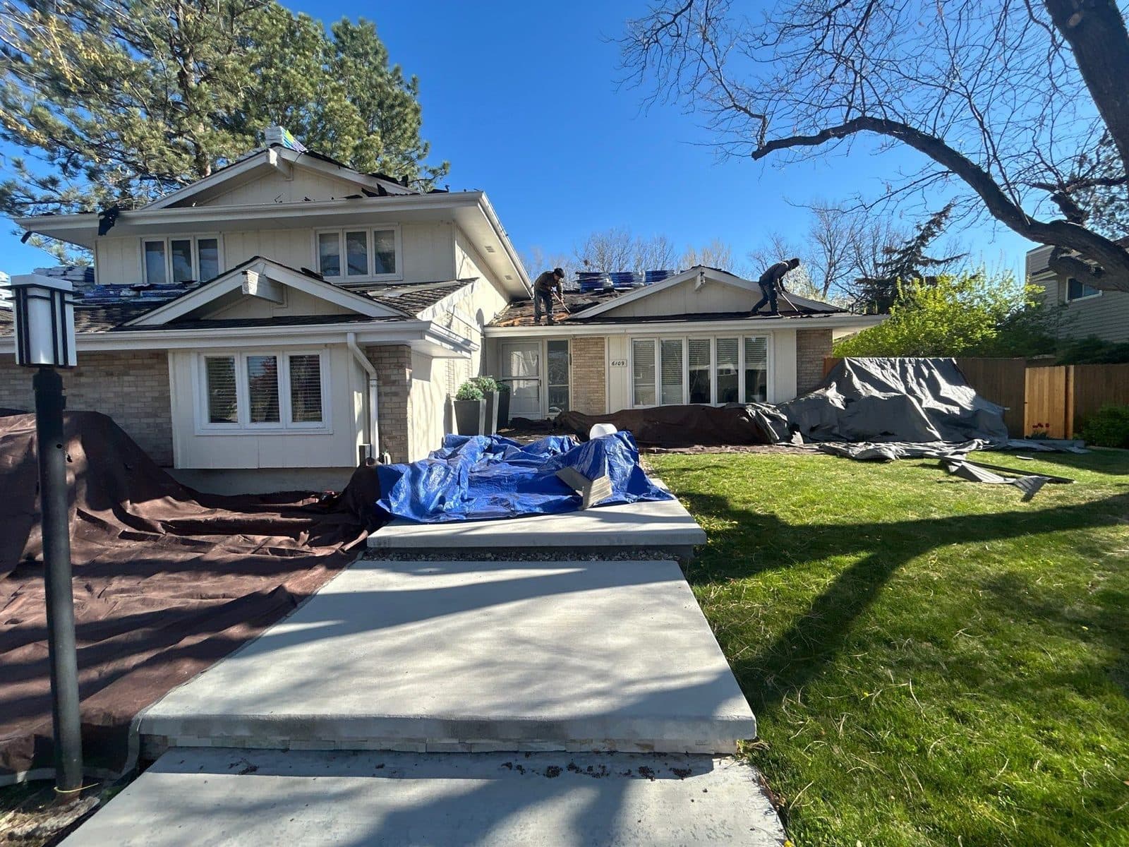 CertainTeed Presidential TL roof replacement in progress — residential project in the Denver Metro area