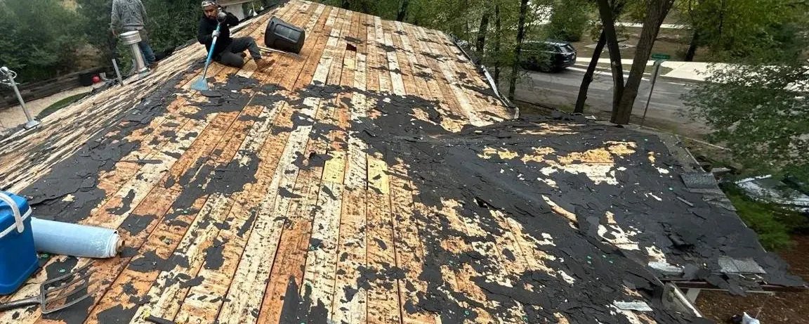 Before, Colorado Springs, CO: worn roof