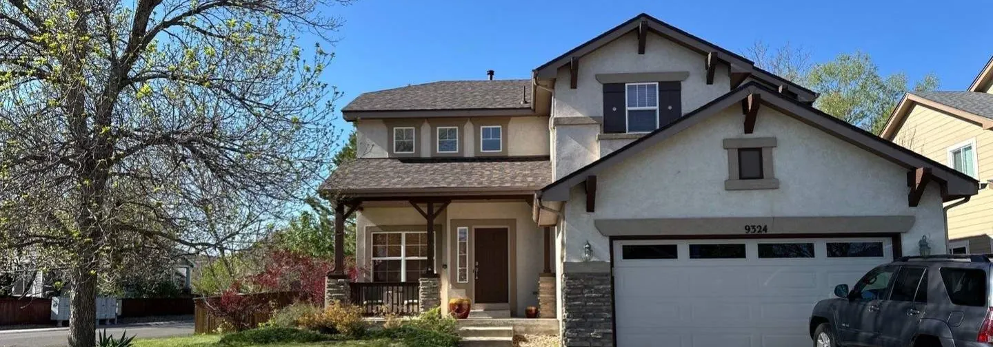 After, Littleton, CO: the house with its new roof